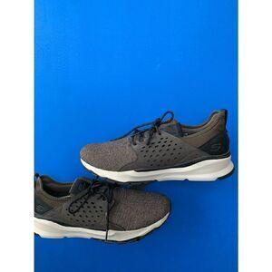 SKECHERS, MEN'S BROWN TEXTILE MEMORY FOAM ATHLETIC SHOE, SIZE 14